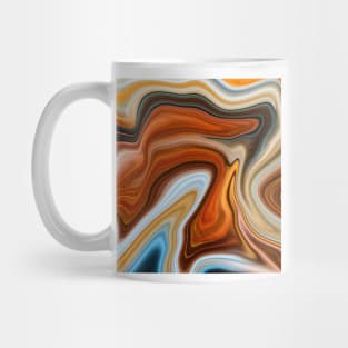 Gold ink Marbleized effect Mug